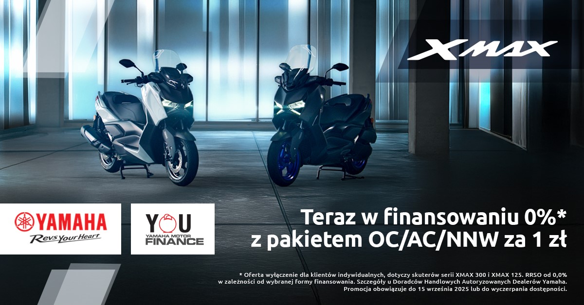 LETNIA PROMOCJA NA SKUTERY XMAX